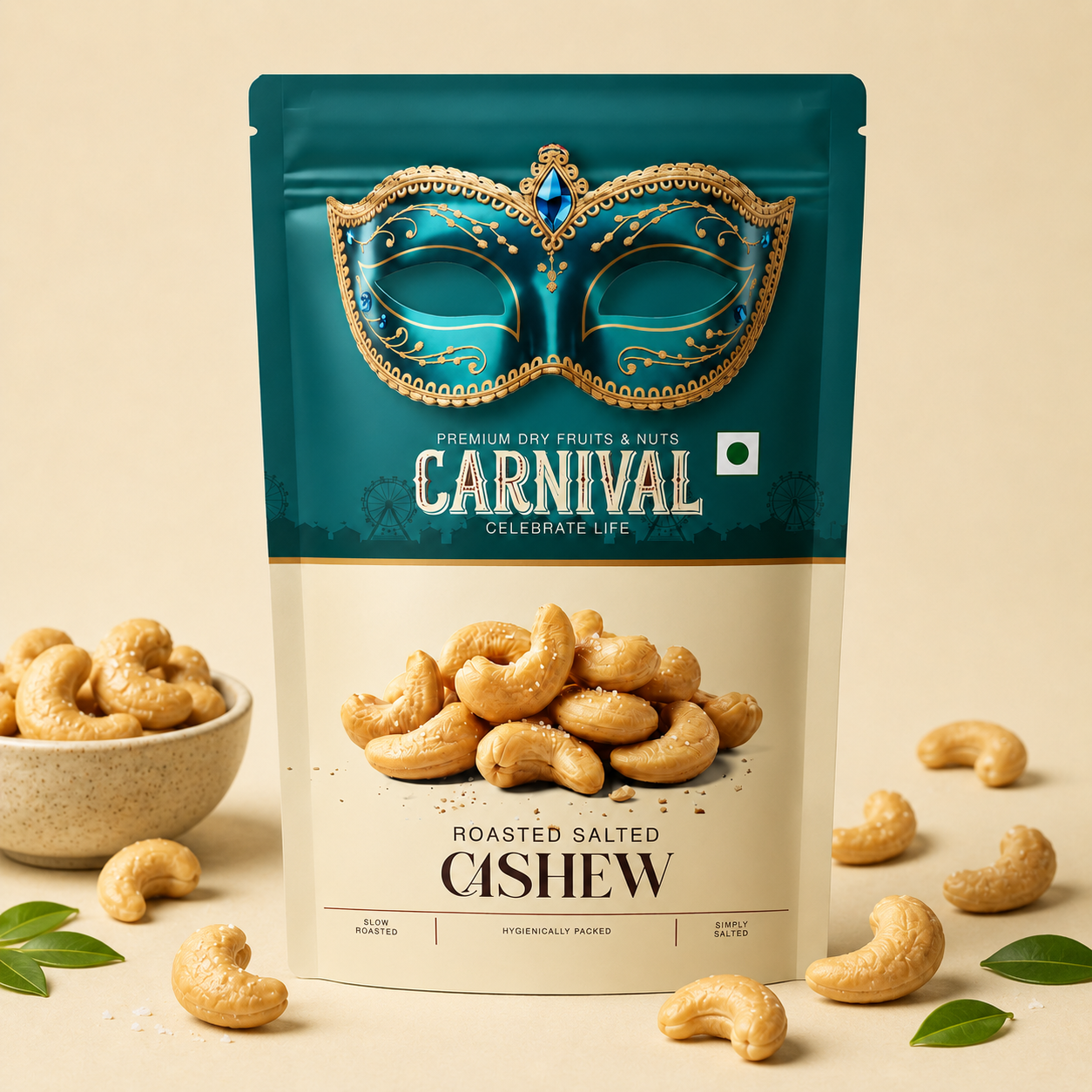 Carnival Roasted Salted Cashew
