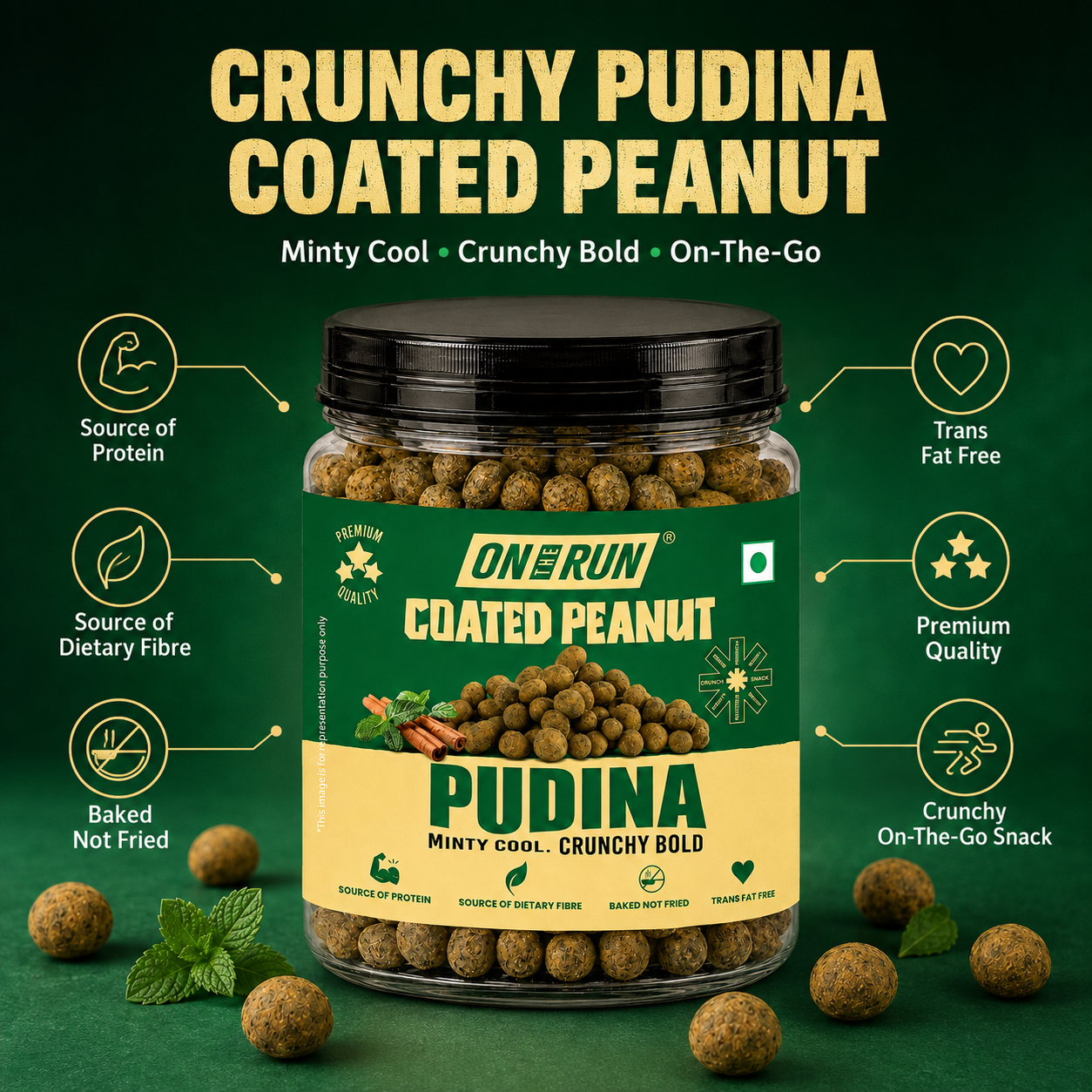 On The Run Coated Peanut – Pudina