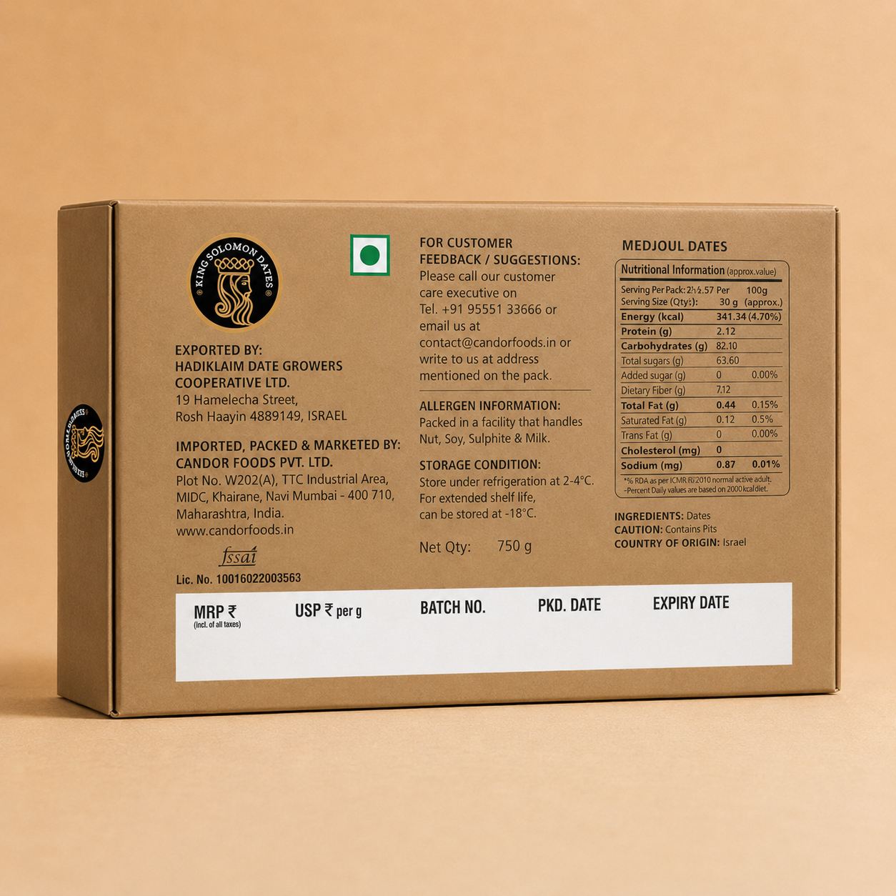 King Solomon Medjool Dates — Super Jumbo