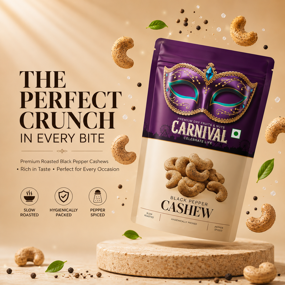 Carnival Black Pepper Cashews