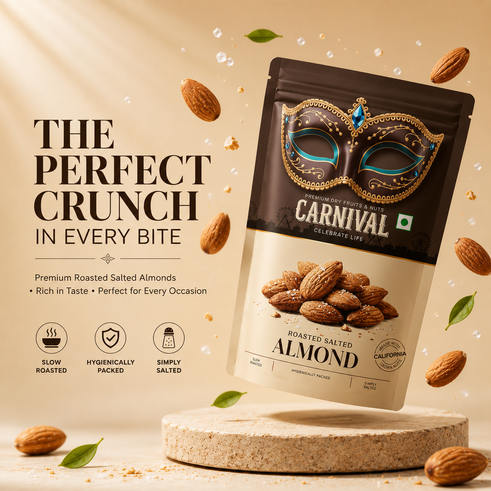 Carnival Roasted & Salted Almonds